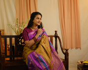 Moss Green Kanjeevaram Silk Saree - SRMGKSS865