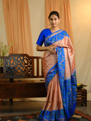 Dusty Red Rajkot Patola Silk Saree - SRDRRPSS280