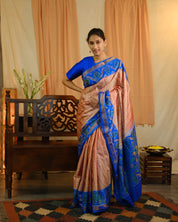 Dusty Red Rajkot Patola Silk Saree - SRDRRPSS280