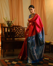 Red Soft Silk Saree - SRRSSS211