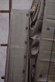 Grey Kanjeevaram Silk Saree - SRGKSS594