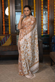 Peach HBP Modal Silk Saree - SRPMSS142-PI
