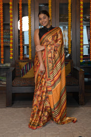 Red HBP Modal Silk Saree - SRRMSS118