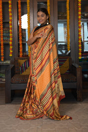 Red HBP Modal Silk Saree - SRRMSS118