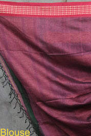 Onion Pink Bengal Cotton Saree - SROPCS115