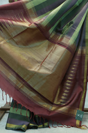 Multicolor Soft Silk Saree-SRMSSS106