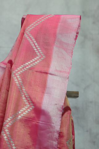 Pink Tissue Silk Saree - SRPTSS7
