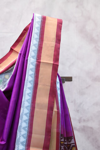 Purple Soft Silk Saree - SRPSSS126