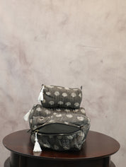 Dark Kashish HBP Cotton Pouch (Set Of 3)-SRDKCP33