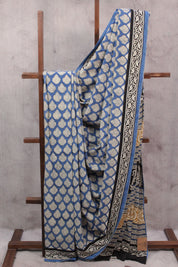 Blue HBP Cotton Saree - SRBCS2221