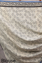 Blue HBP Cotton Saree - SRBCS2221