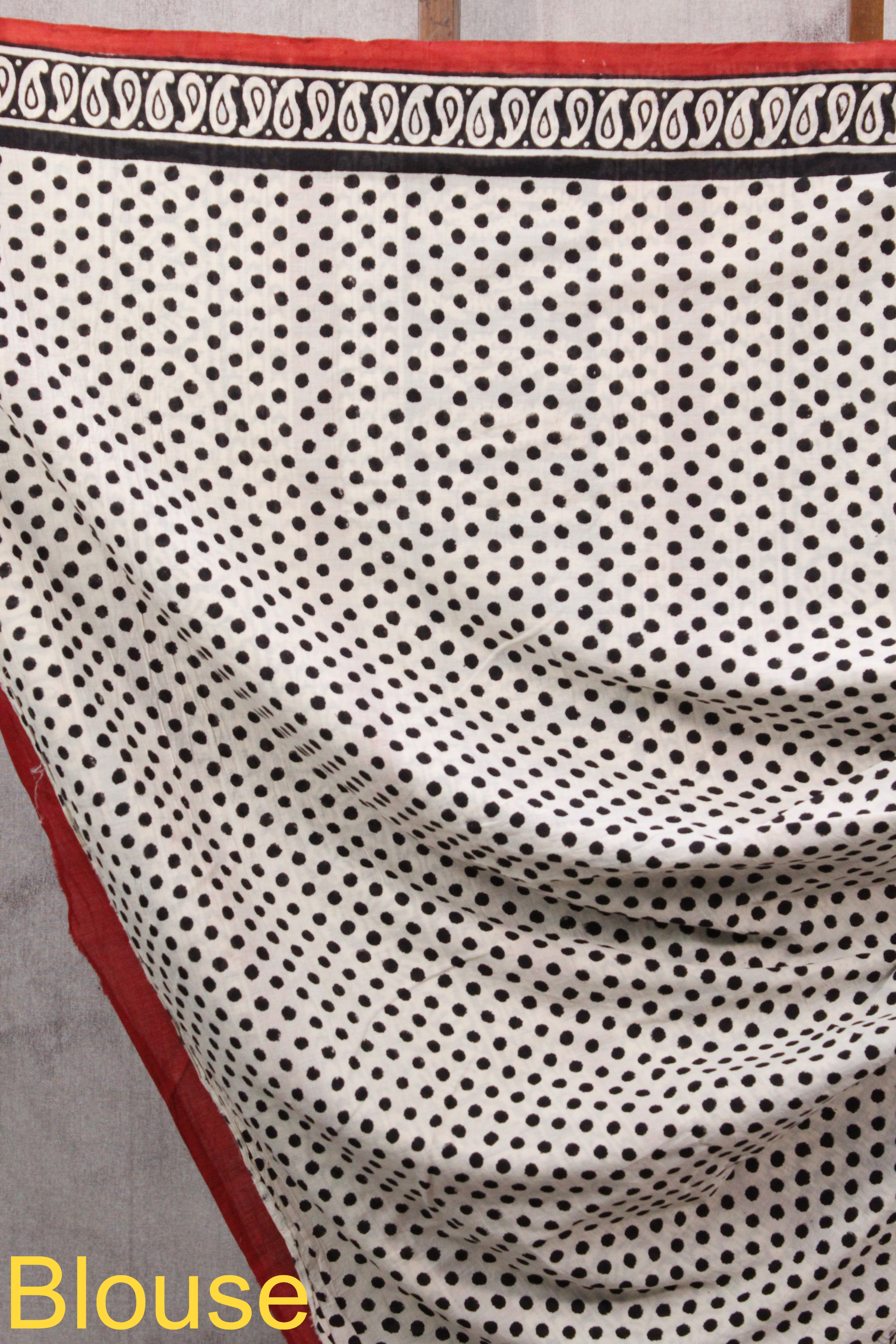 Cream HBP Cotton Saree - SRCCS2238