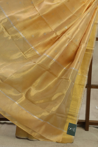 Pastel Orange Chanderi Silk Saree-SRPOCSS94