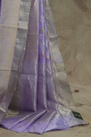 Lavender Chanderi Silk Saree-SRLCSS92