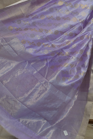 Lavender Chanderi Silk Saree-SRLCSS92