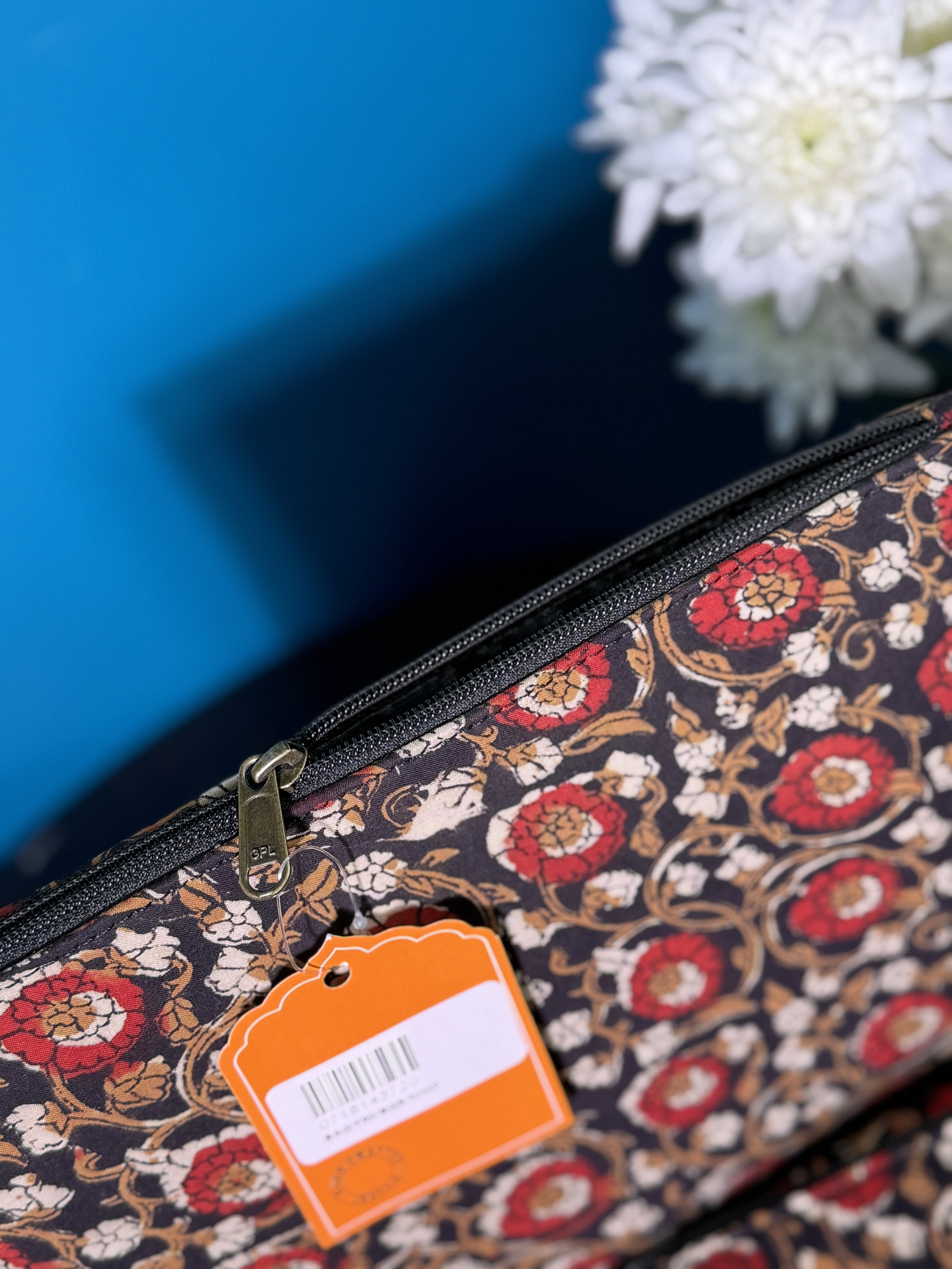 Black HBP Cotton Pouch (Set Of 3)-SRBCP46