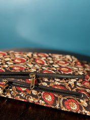 Black HBP Cotton Pouch (Set Of 3)-SRBCP46