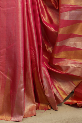 Pink Tissue Silk Saree - SRPTSS1