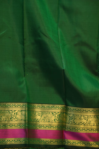 Pista Green Kanjeevaram Silk Saree-SRPGKSS35