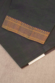 Two Tone Green-Purple Cotton Mangalgiri Blouse