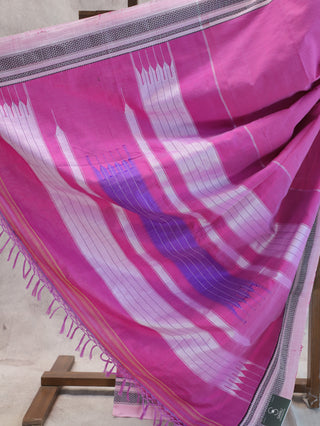 Pink Cotton Ilkal Saree-SRPCIS150