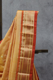 Pastel Orange Silk Paithani Saree - SRPOSPS558