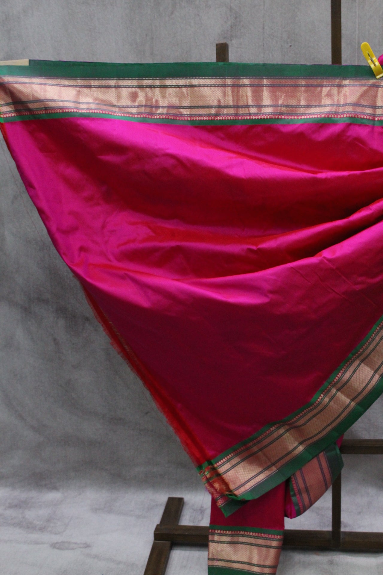 Rani Pink Silk Paithani Saree - SRRPSPS538