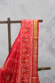 Red Rajkot Patola Silk Saree-SRRRPSS333