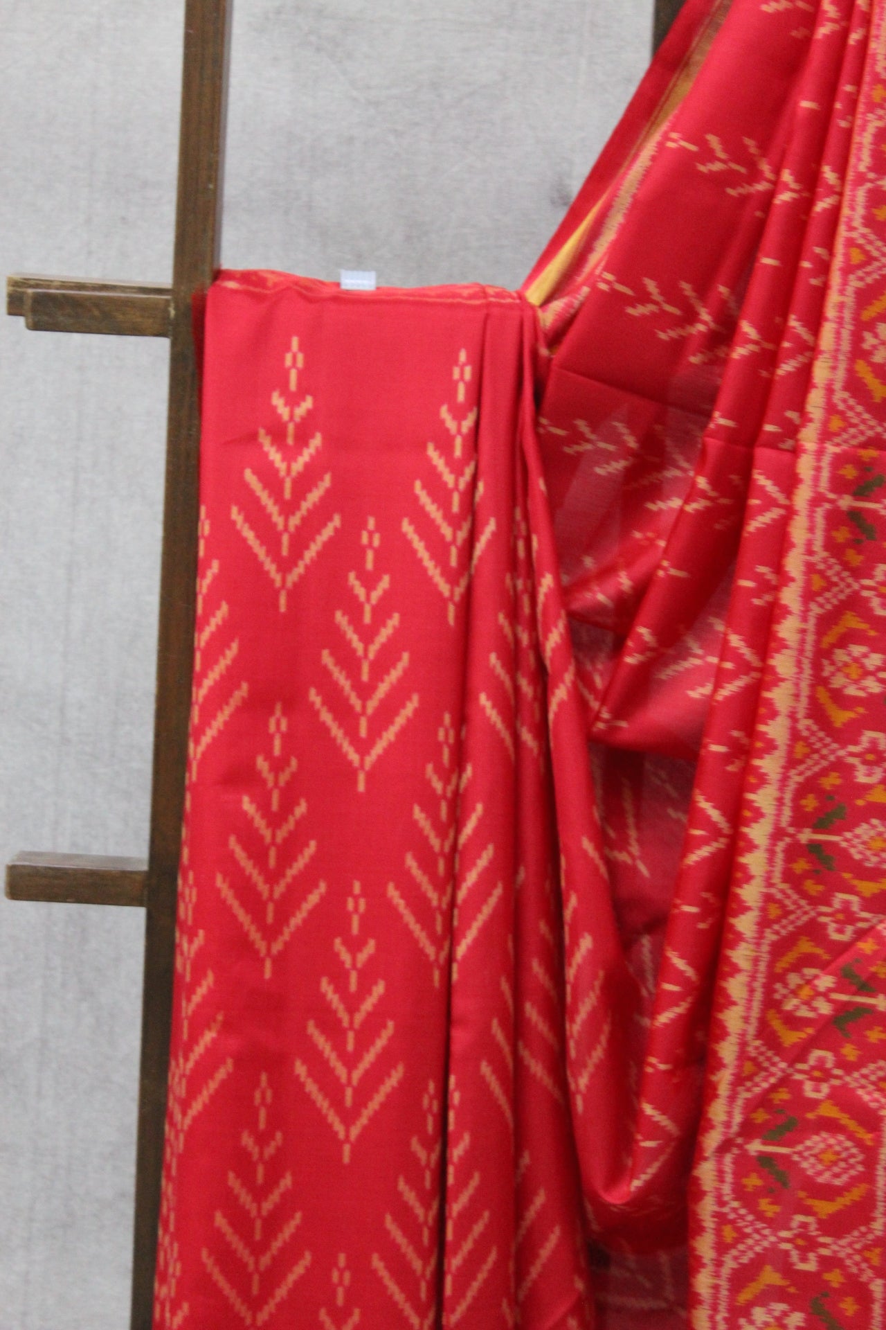 Red Rajkot Patola Silk Saree-SRRRPSS333