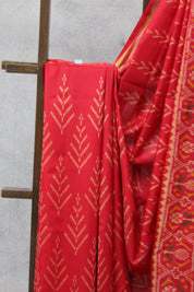 Red Rajkot Patola Silk Saree-SRRRPSS333