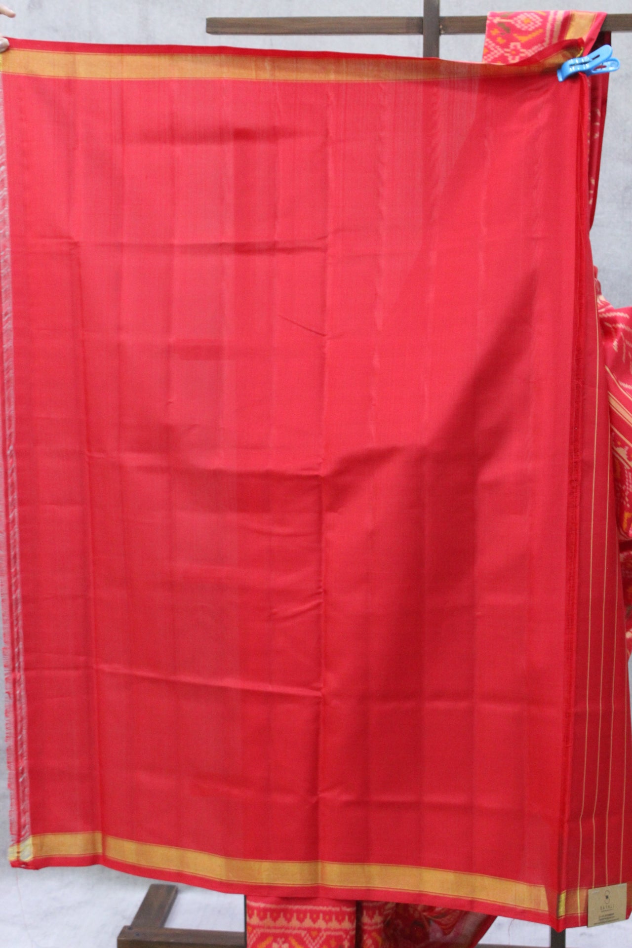 Red Rajkot Patola Silk Saree-SRRRPSS333