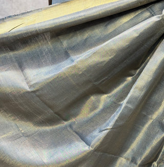 Blue Tussar Silk Saree-SRBTSS536