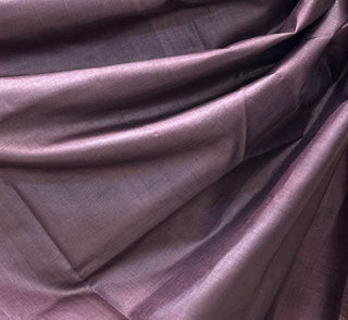 Burgandy Tussar Silk Saree-SRBTSS570