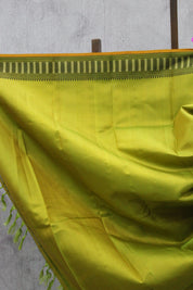 Olive Green Kanjeevaram Silk Saree - SROGKSS636