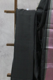 Black Kanjeevaram Silk Saree-SRBKSS628