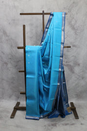 Blue Kanjeevaram Silk Saree-SRBKSS605