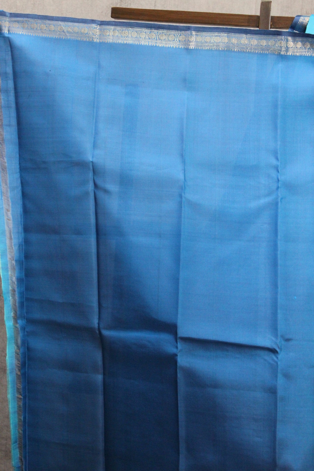 Blue Kanjeevaram Silk Saree-SRBKSS605