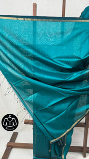 Rama Green Maheshwari Saree - SRRGMS698