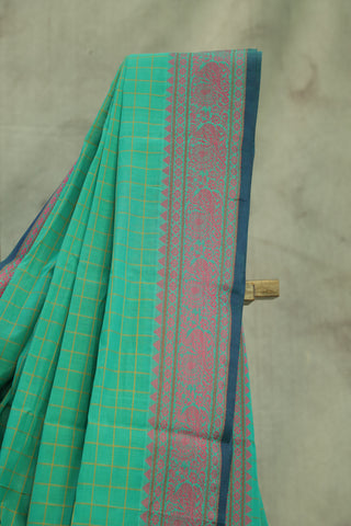 Rama Green Kanchi Cotton Saree - SRRGKCS67