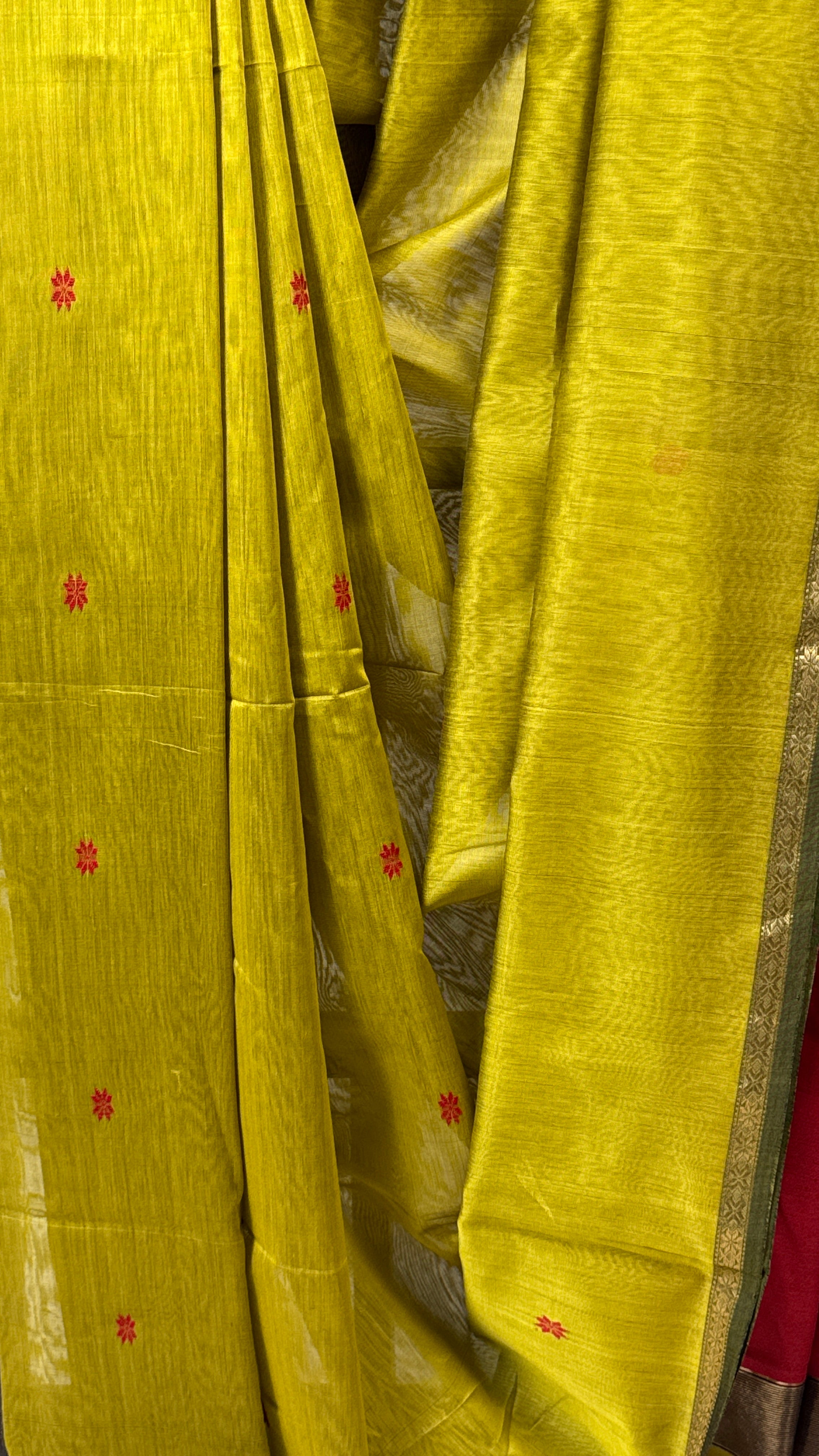 Mehandi Green Maheshwari Saree - SRMGMS704