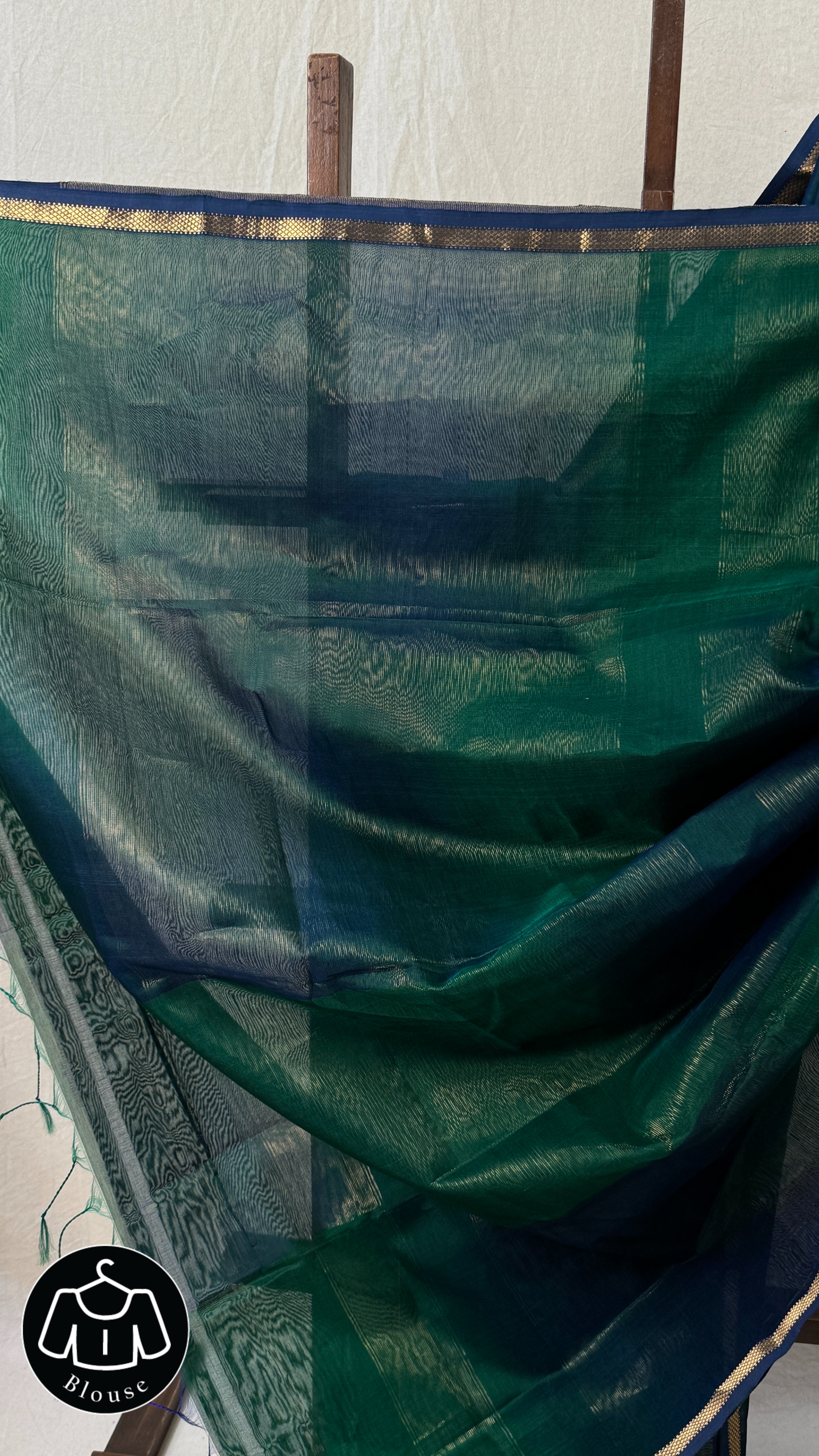 Green Maheshwari Saree - SRGMS721