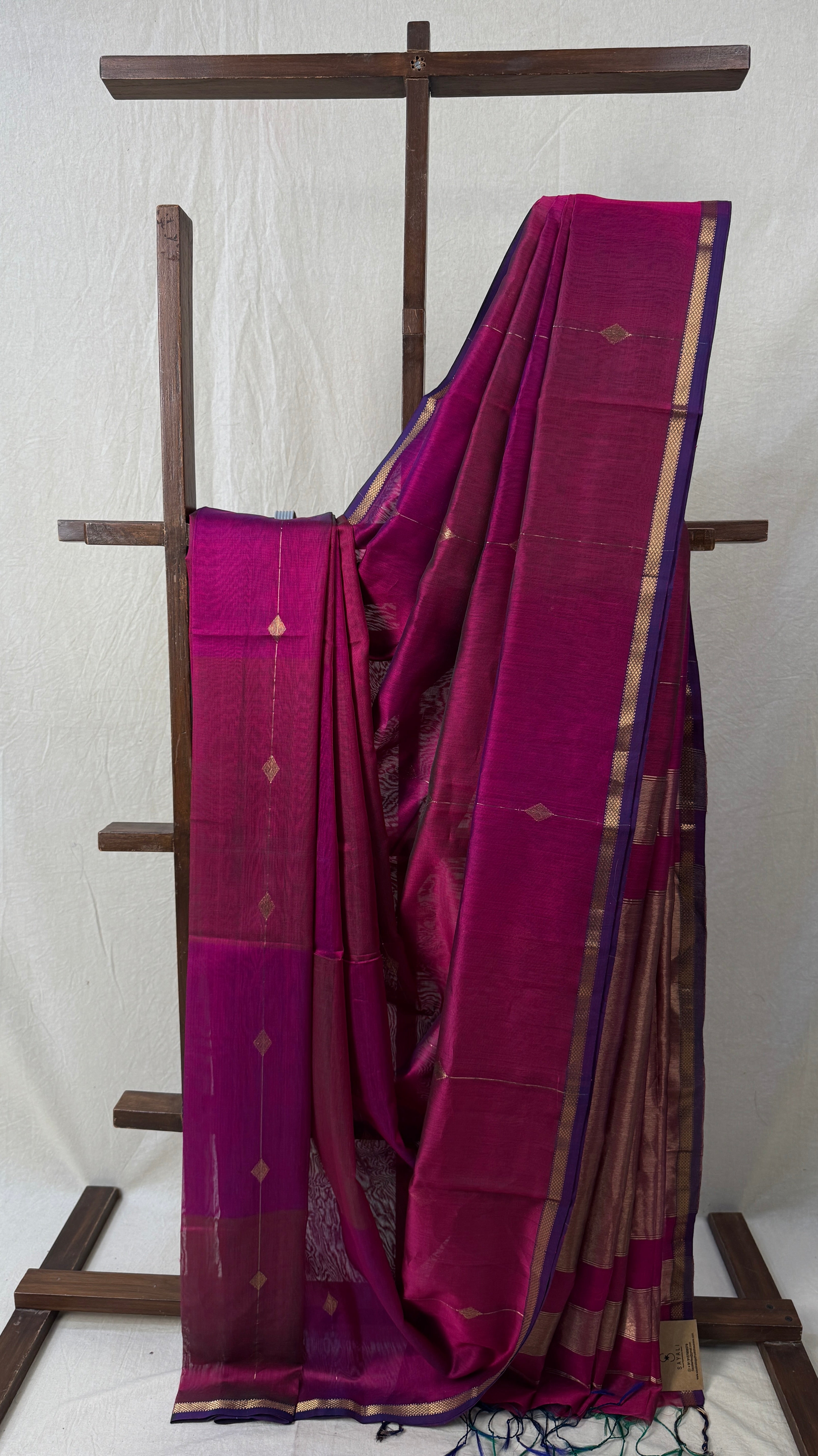 Pink Maheshwari Saree - SRPMS713