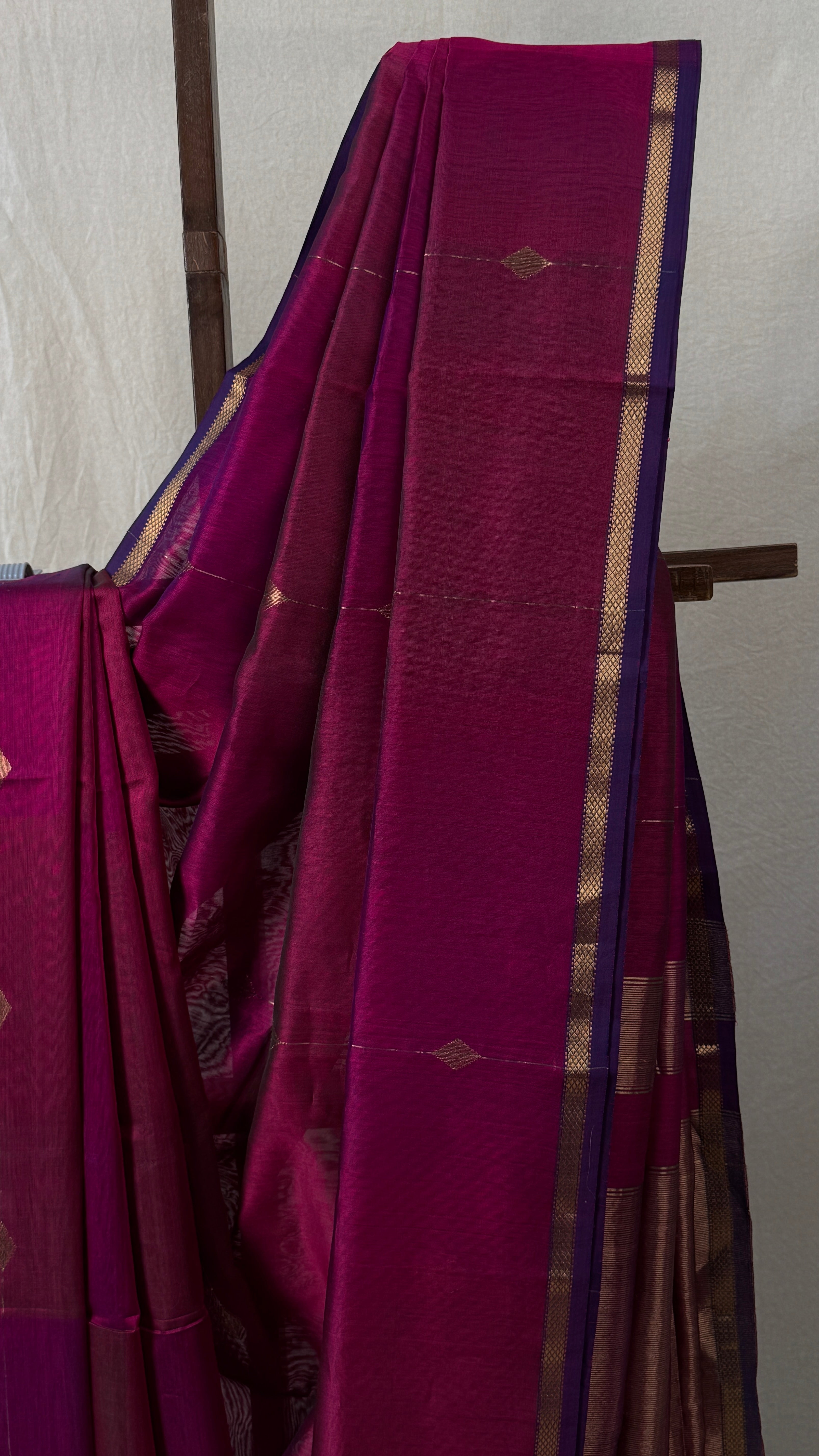 Pink Maheshwari Saree - SRPMS713