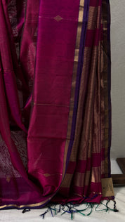 Pink Maheshwari Saree - SRPMS713