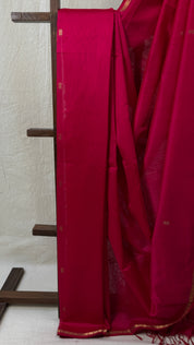 Rani Pink Maheshwari Saree - SRRPMS750
