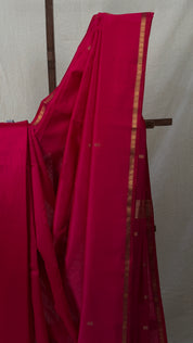 Rani Pink Maheshwari Saree - SRRPMS750