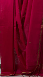 Rani Pink Maheshwari Saree - SRRPMS750