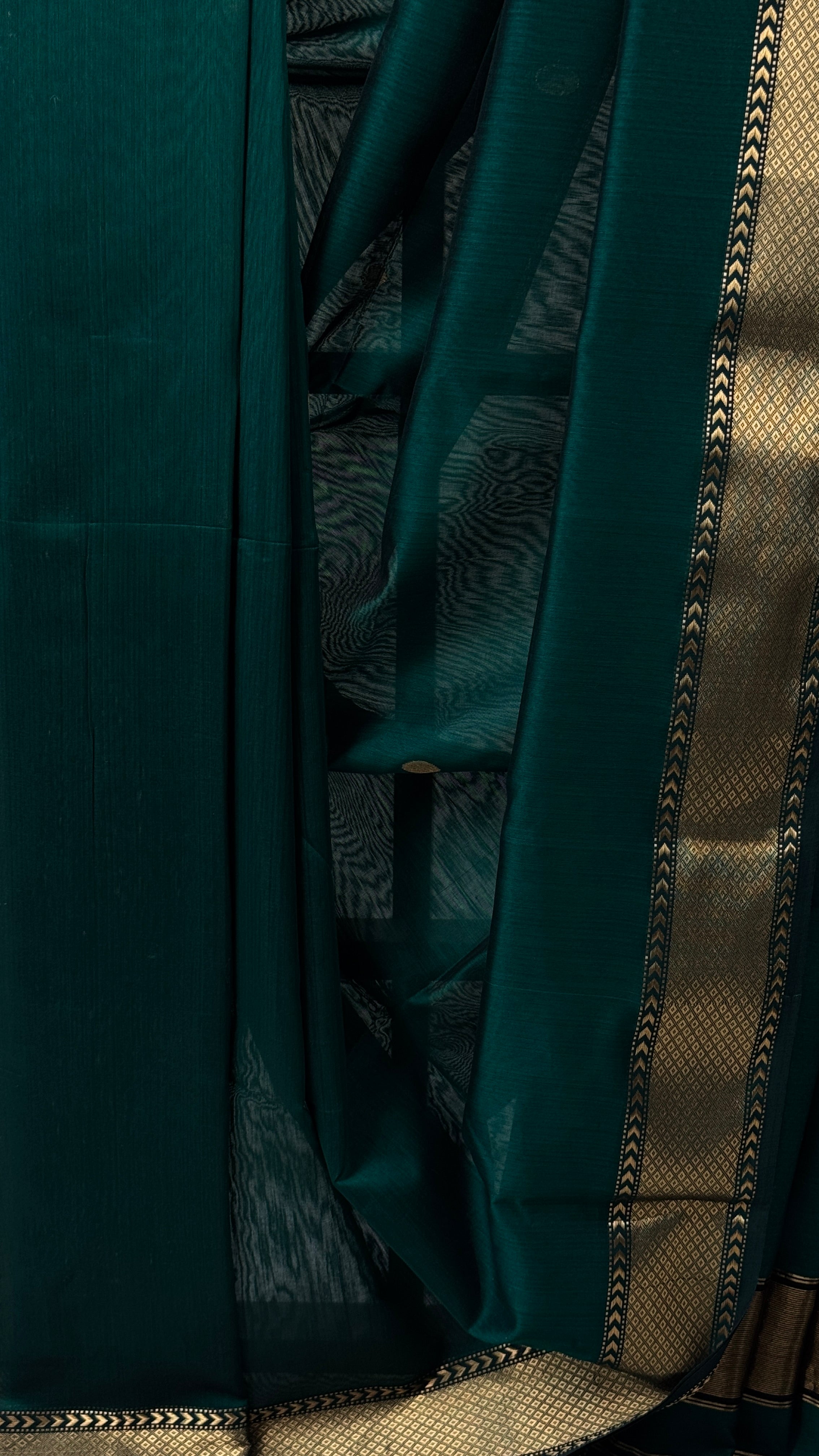 Green Maheshwari Saree - SRGMS763