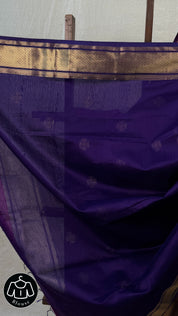 Dark Pink Maheshwari Saree - SRDPMS766