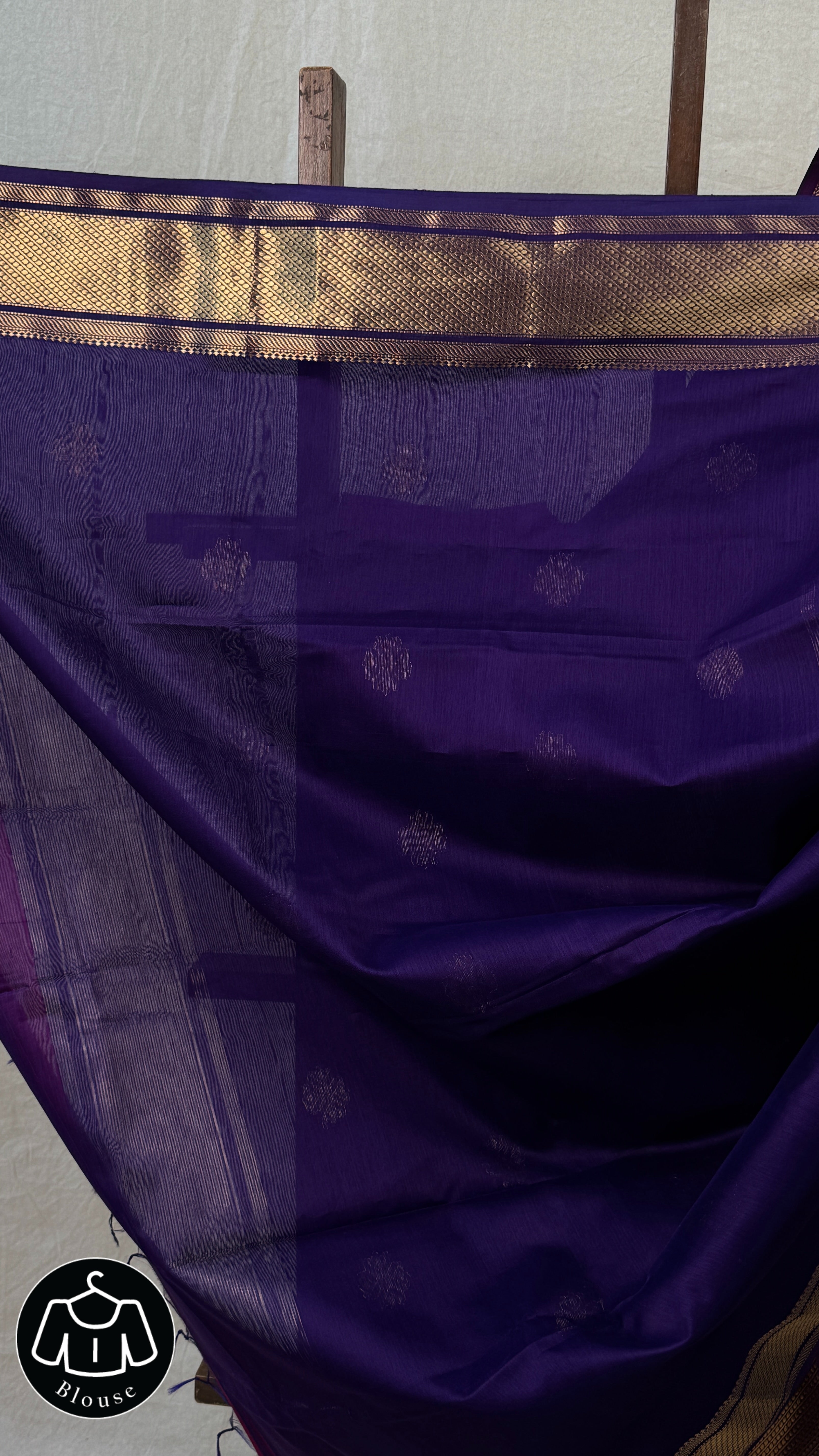 Dark Pink Maheshwari Saree - SRDPMS766